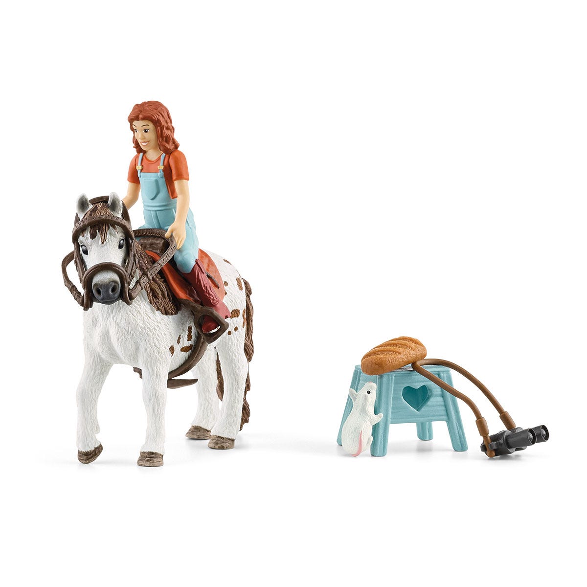 Schleich Horse Club Mia e Spotty 42518 cavalla con fantina