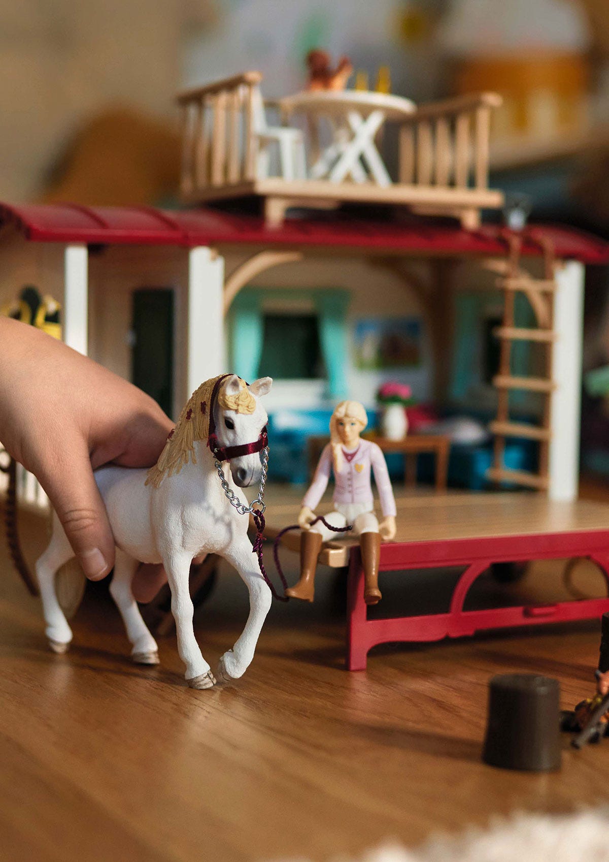 Schleich Horse Club Roulotte riunioni segrete playset 42593