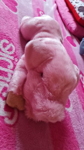 La Pelucherie Fattoria Maiale Georges peluche 40cm rosa
