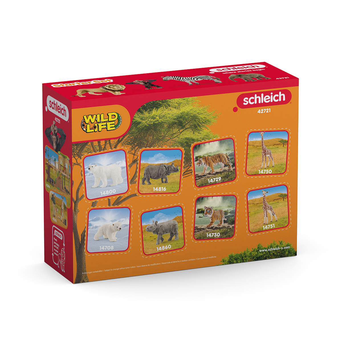 Schleich Wild Life Starter Set Africa 42721 action figure