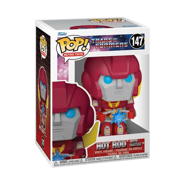 Transformers Vinyl Hot Rod with Matrix statuetta 9,5 cm