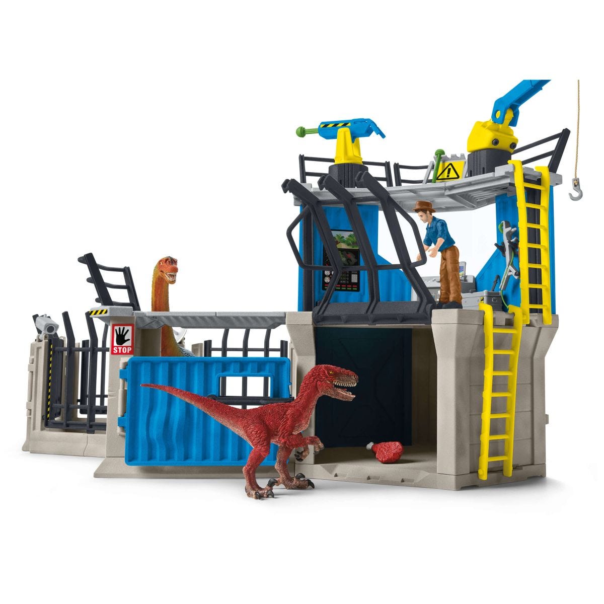 Schleich Dinosaurs Stazione Ricerca 41462 playset 2 dinosauri