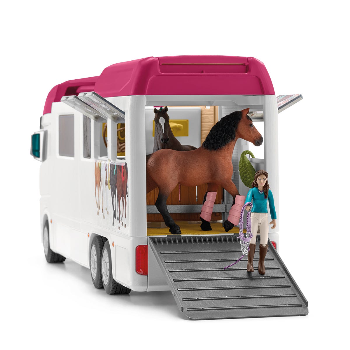 Schleich Horse Club Van Trasporto Cavalli Playset 42619 Lisa