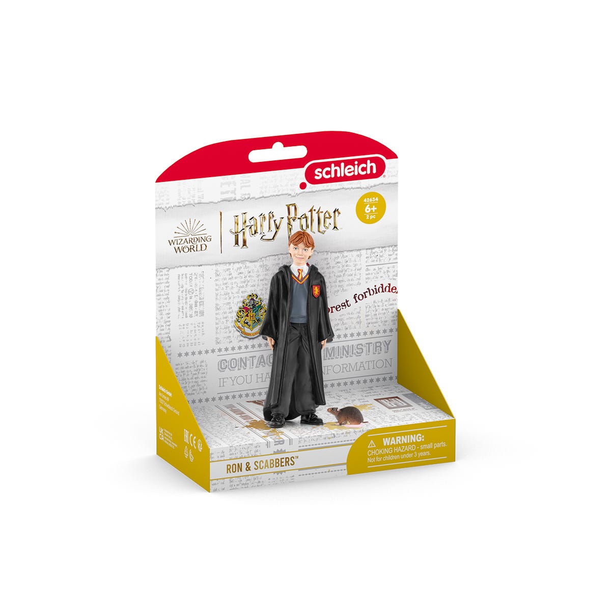 Schleich Harry Potter Ron Weasley e Crosta action figure 42634