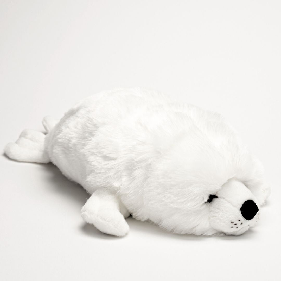 La Pelucherie Sea Arsène foca peluche 30 cm bianca