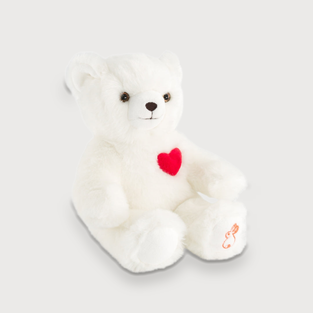 La Pelucherie Bears Orso Emile in Love peluche 25cm cuore rosso