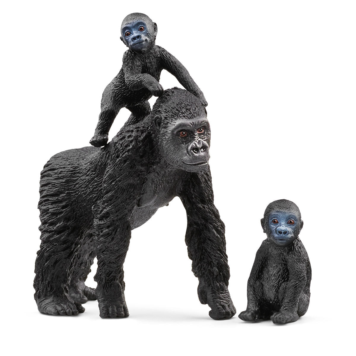 Schleich Wild Life Famiglia gorilla action figure 42601 giungla