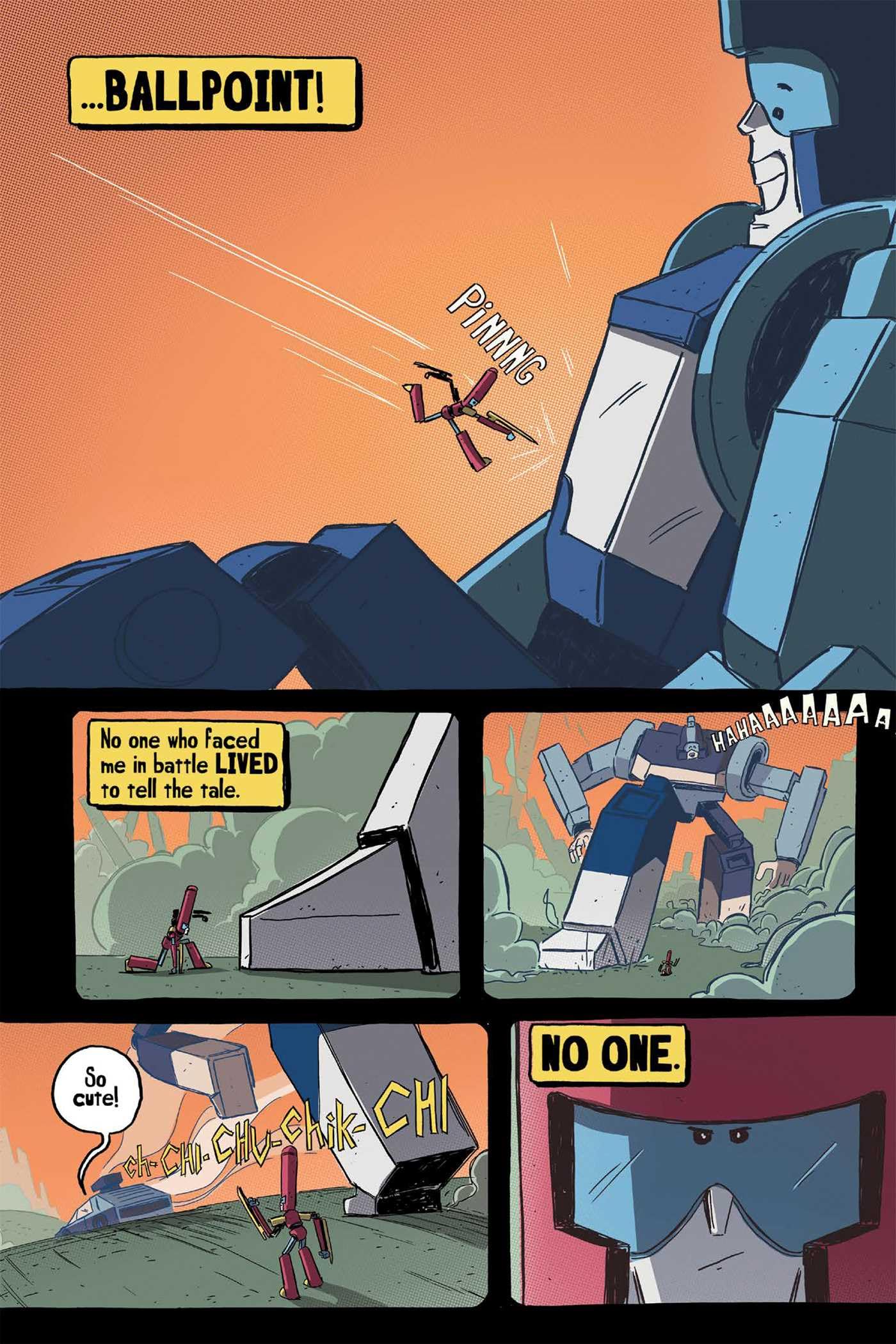 Transformers Worst Bot Ever Meet Ballpoint libro illustrato bambini