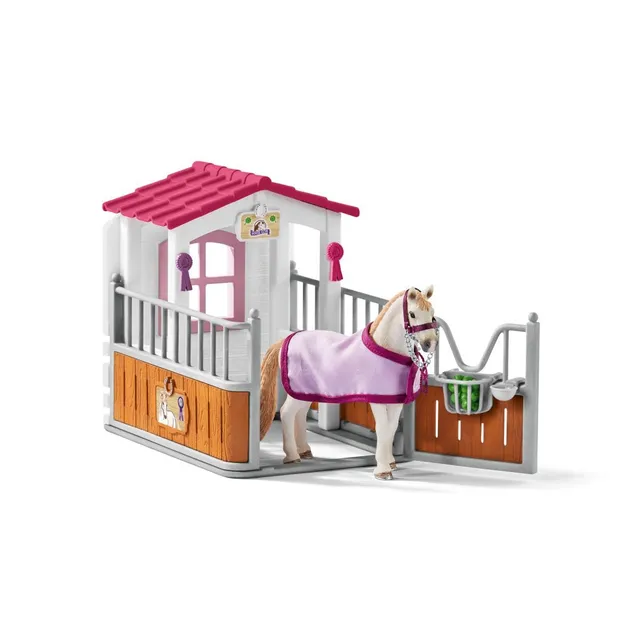 Schleich Horse Club Stalla con cavalla lusitana 42368 playset
