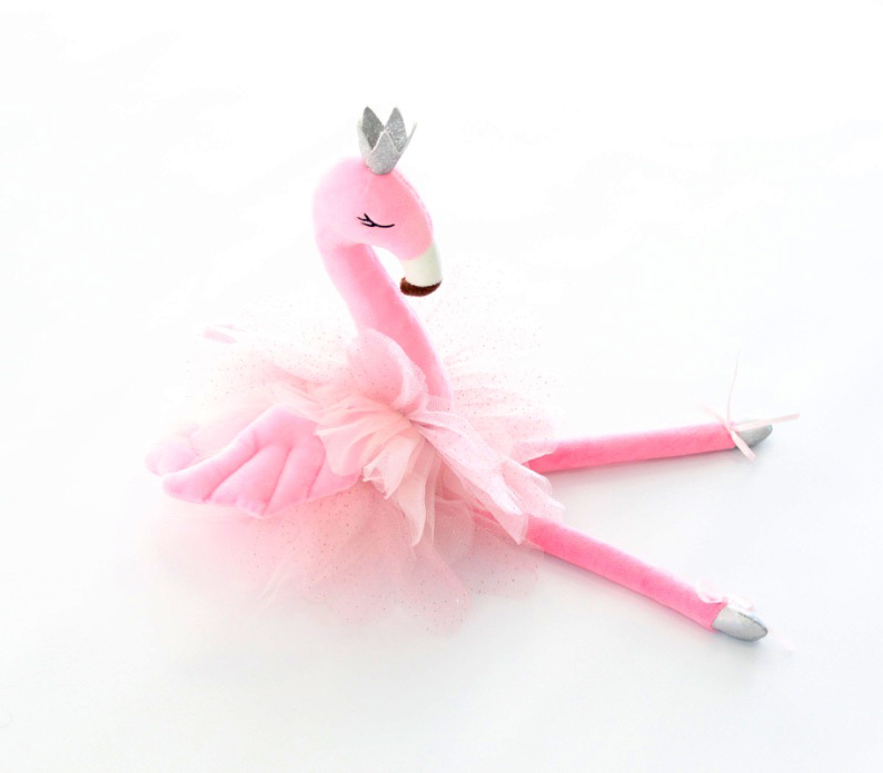 Cubbies Teddies Flamingo Ballerina peluche rosa regalo