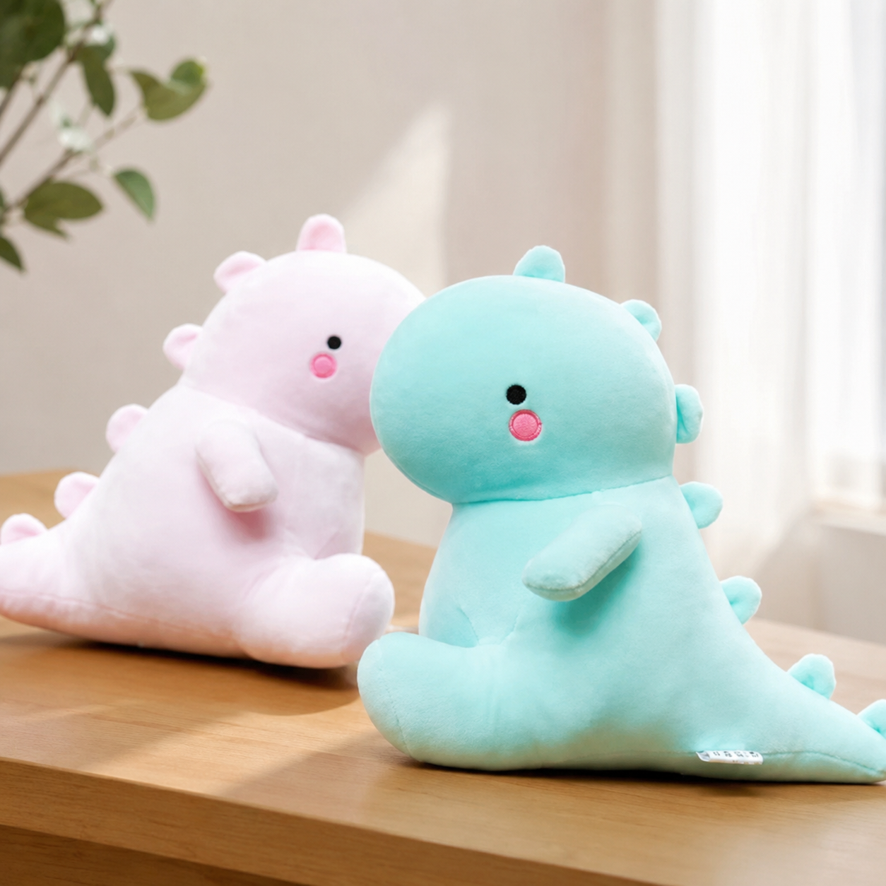 ToyalFriends Dinosauri Dino peluche 40cm rosa morbido