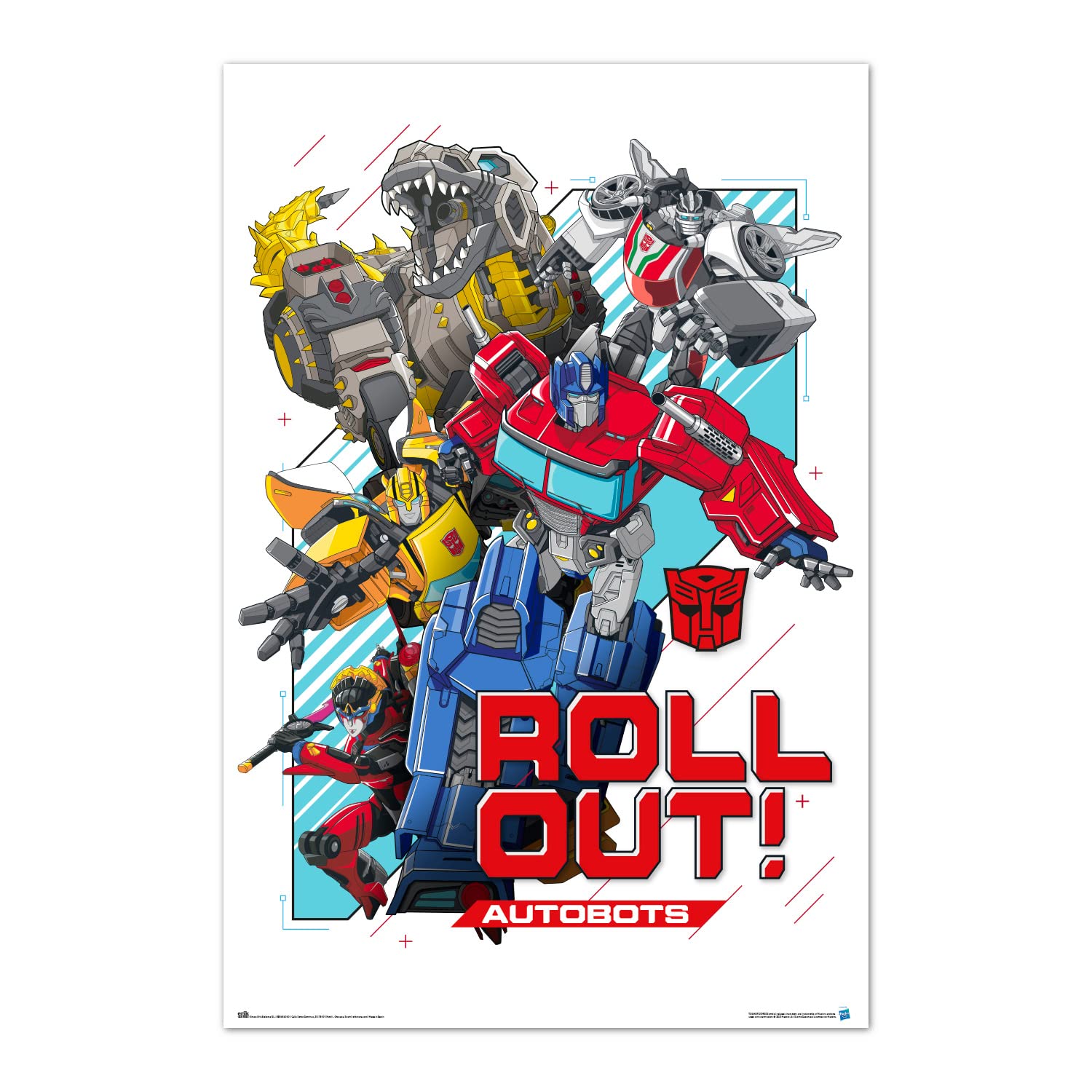 Transformers Poster Personaggi 61x91,5 cm Carta Lucida