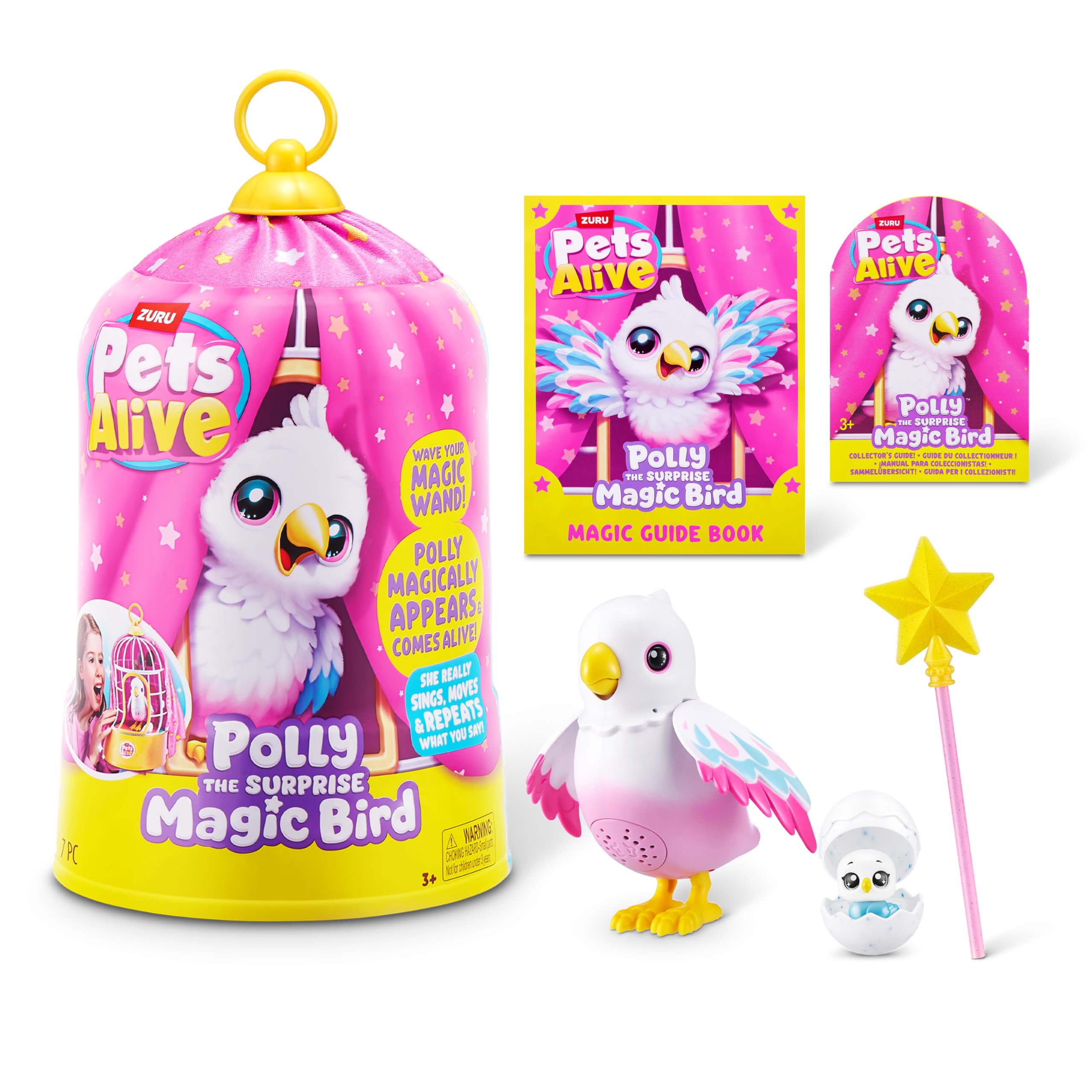 Pets Alive Polly Magic Bird peluche elettronico che parla
