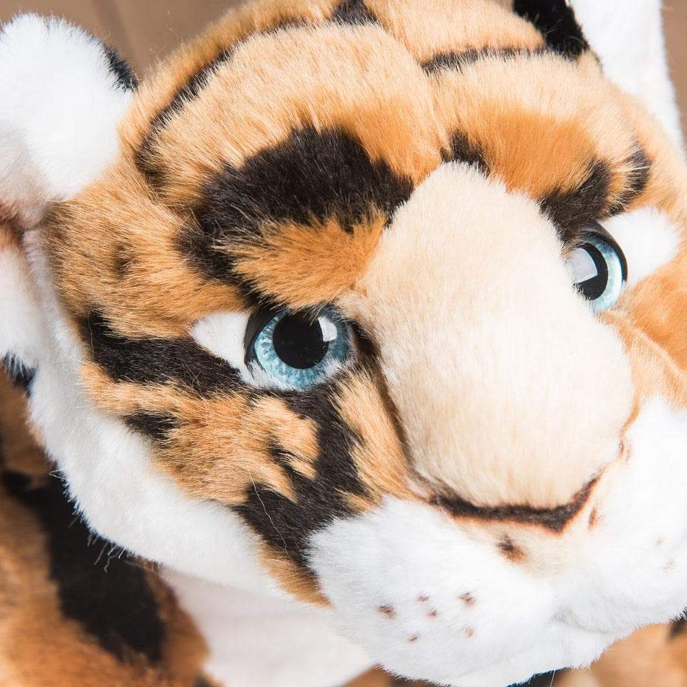 La Pelucherie Jungle Tigre César peluche morbido 35cm arancione
