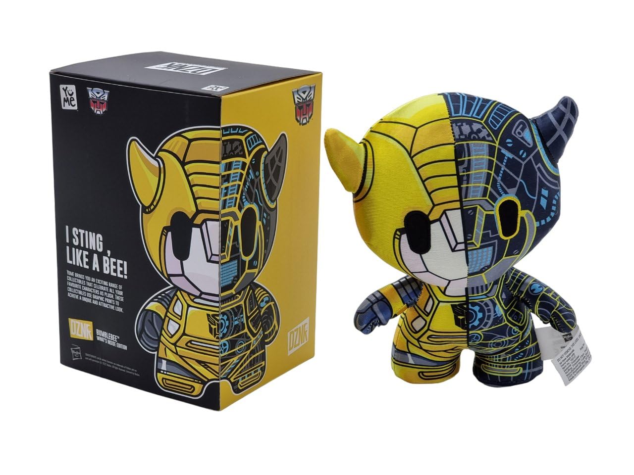 Transformers DZNR Bumblebee peluche 17,5 cm box da collezione