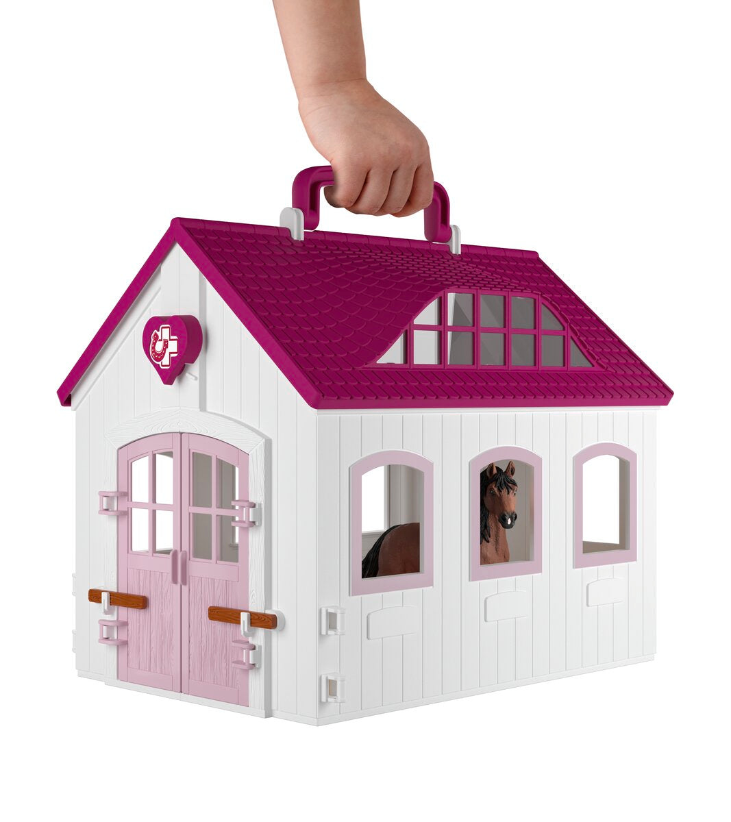 Schleich Horse Club Clinica per cavalli playset 42787 stallone