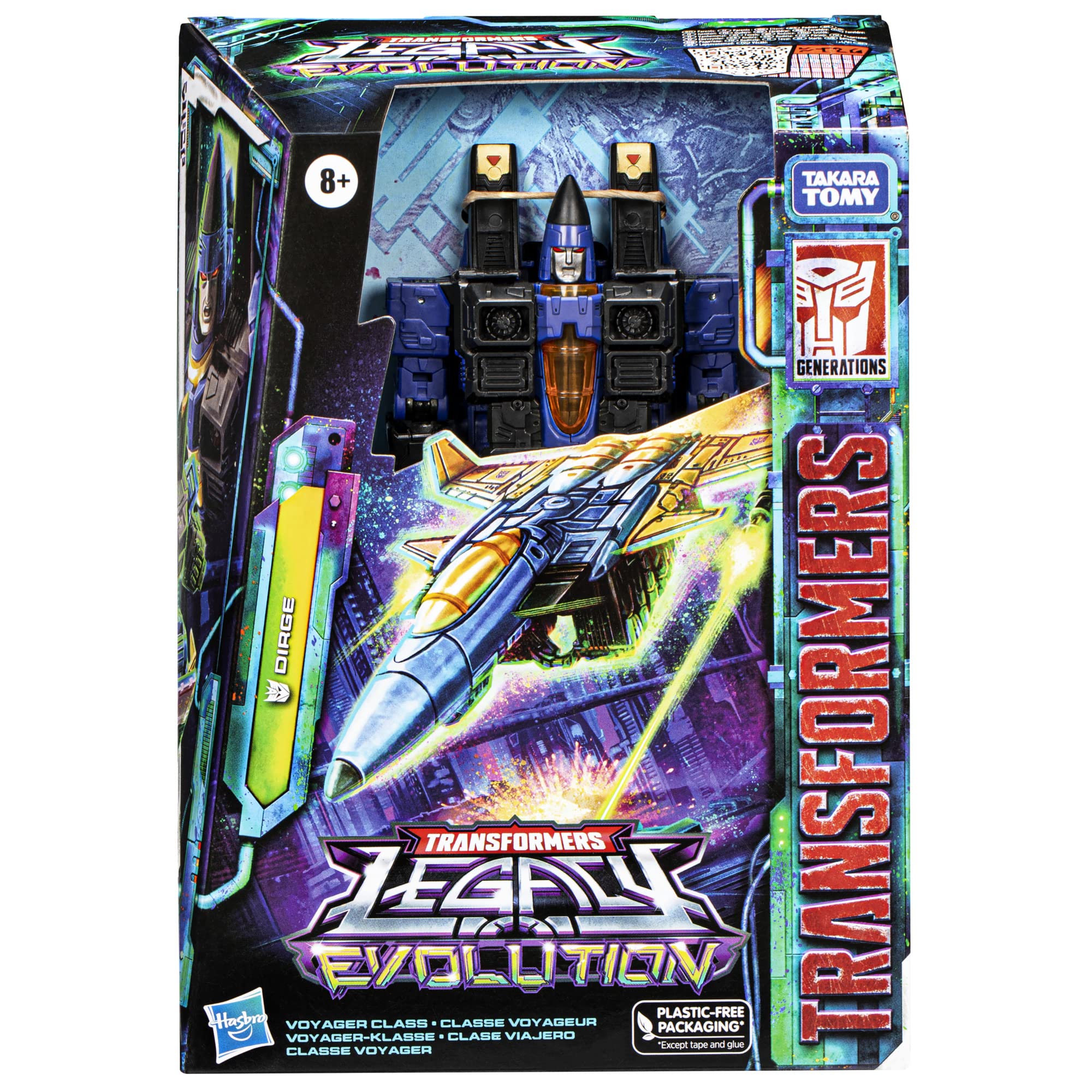 Transformers Legacy Evolution Voyager action figure Dirge 17,5 cm