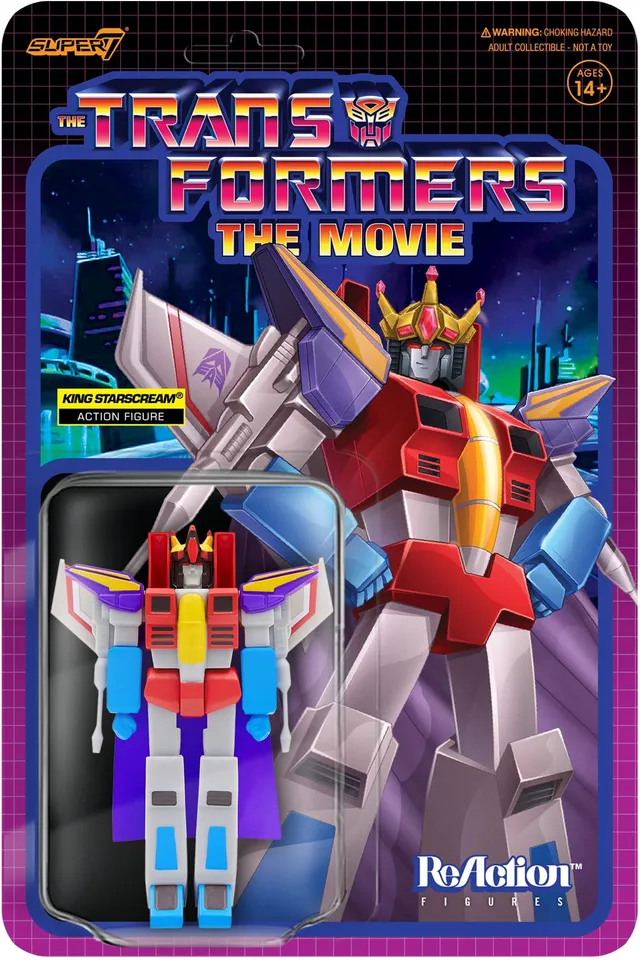 Transformers King Starscream ReAction action figure 9,5 cm