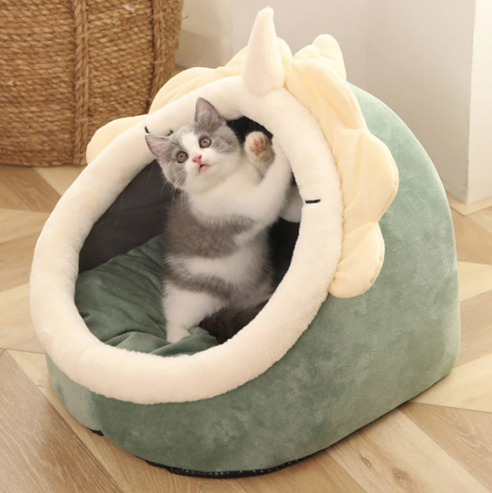 ToyalFriends Pet Beds Warm Creative Shape cuccia gatto Dinosaur M