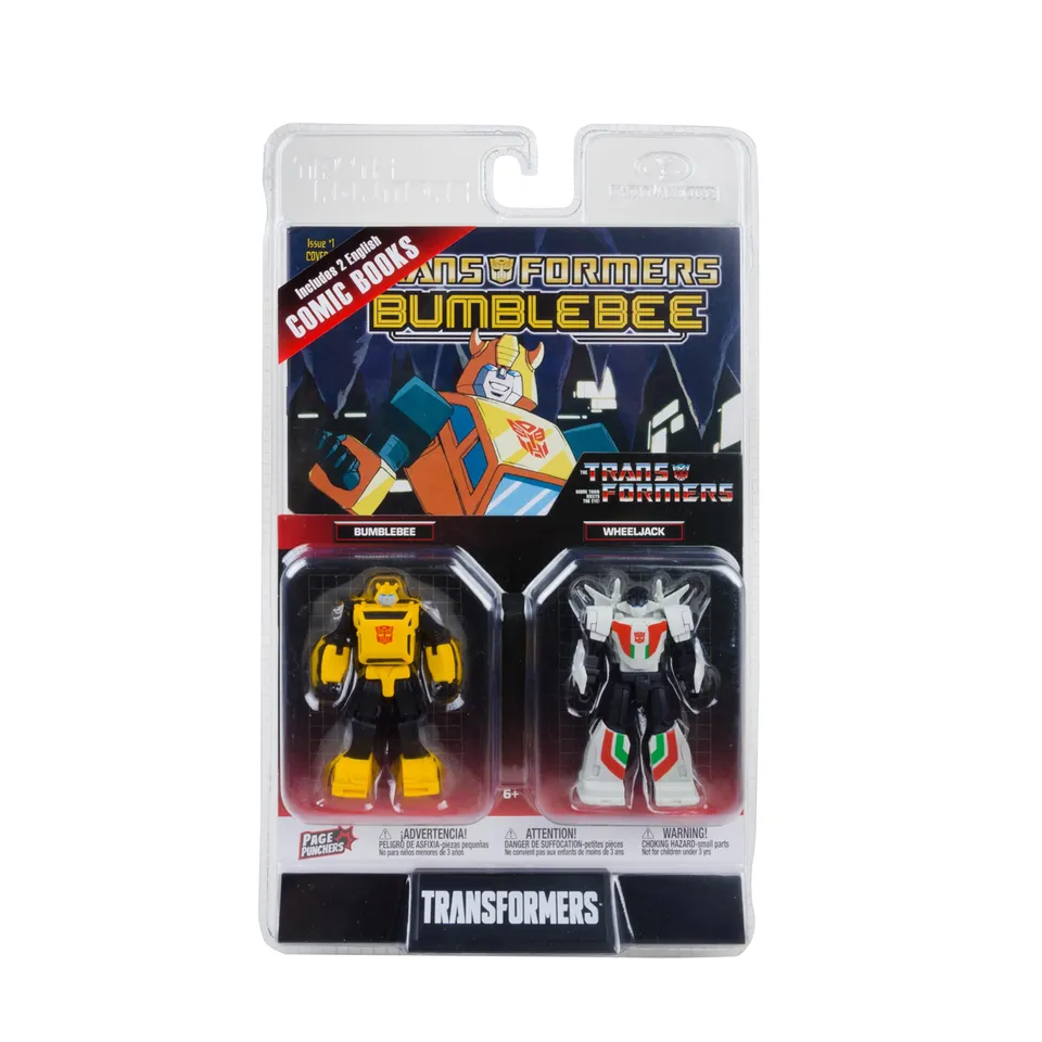 Transformers Page Punchers Action Figure Bumblebee Wheeljack 7,6 cm