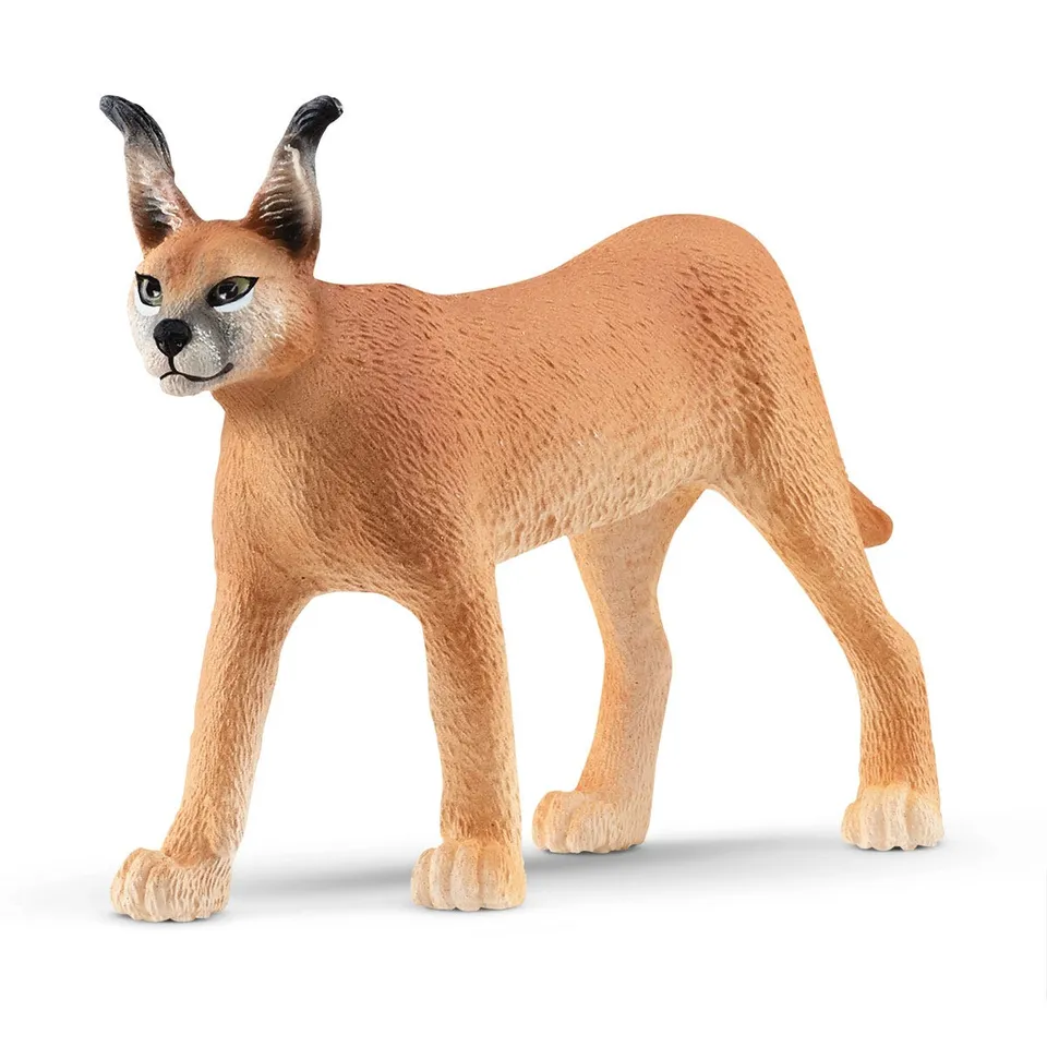 Schleich Wild Life Caracal femmina animale giocattolo steppa