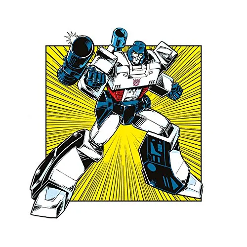 Transformers G1 Megatron Retro tela 40x40 cm da parete legno