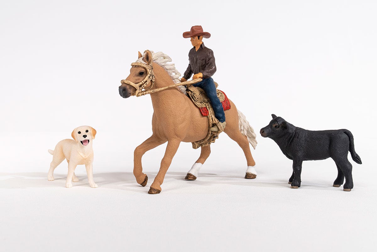 Schleich Horse Club 42578 Monta Americana action figure western