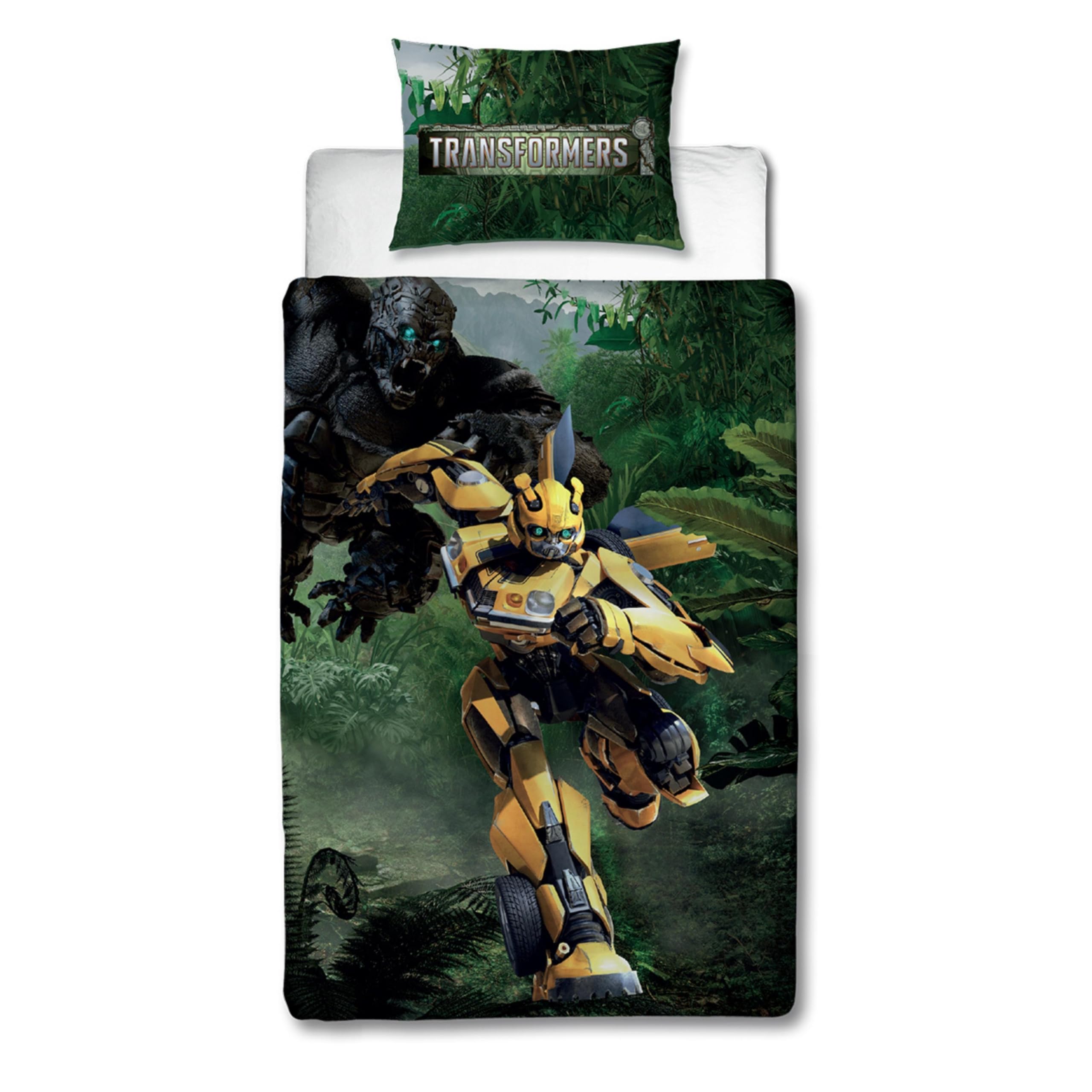 Transformers Character World set copripiumino singolo reversibile