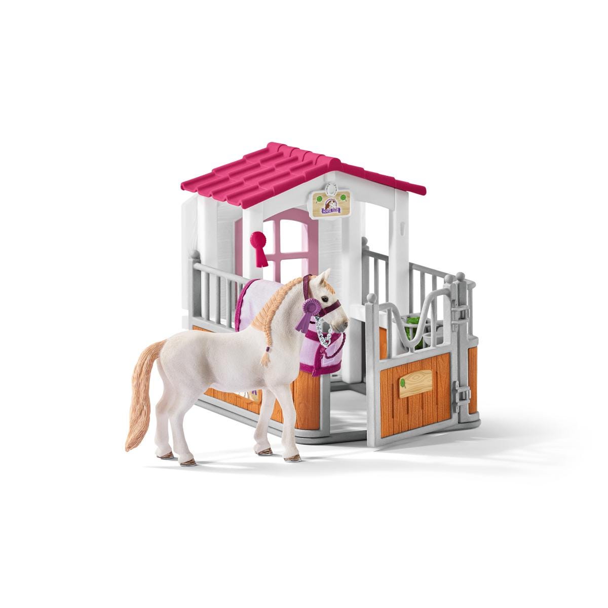 Schleich Horse Club Stalla con cavalla lusitana 42368 playset