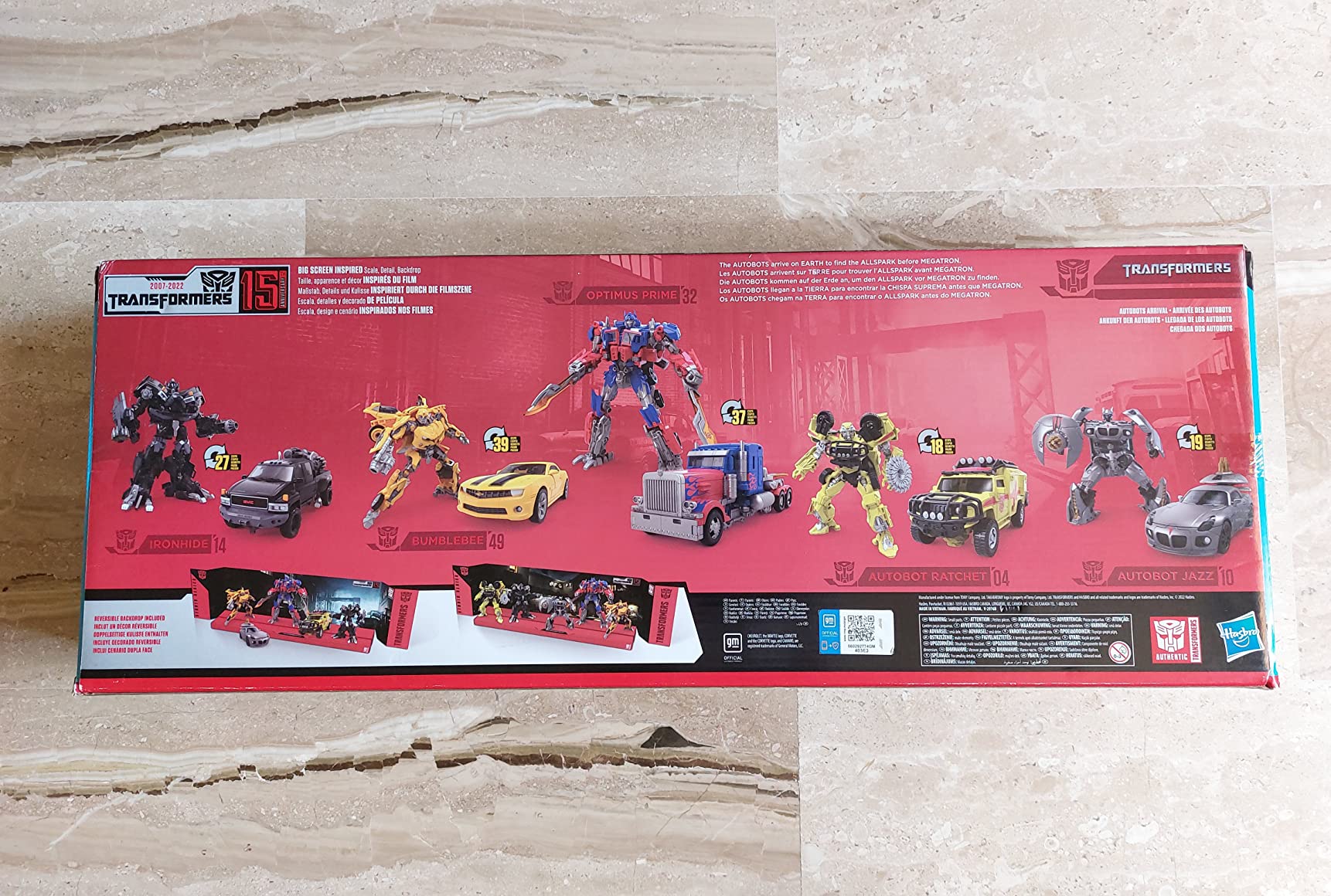 Transformers Studio Series multipack action figure 15° anniversario 5 pezzi