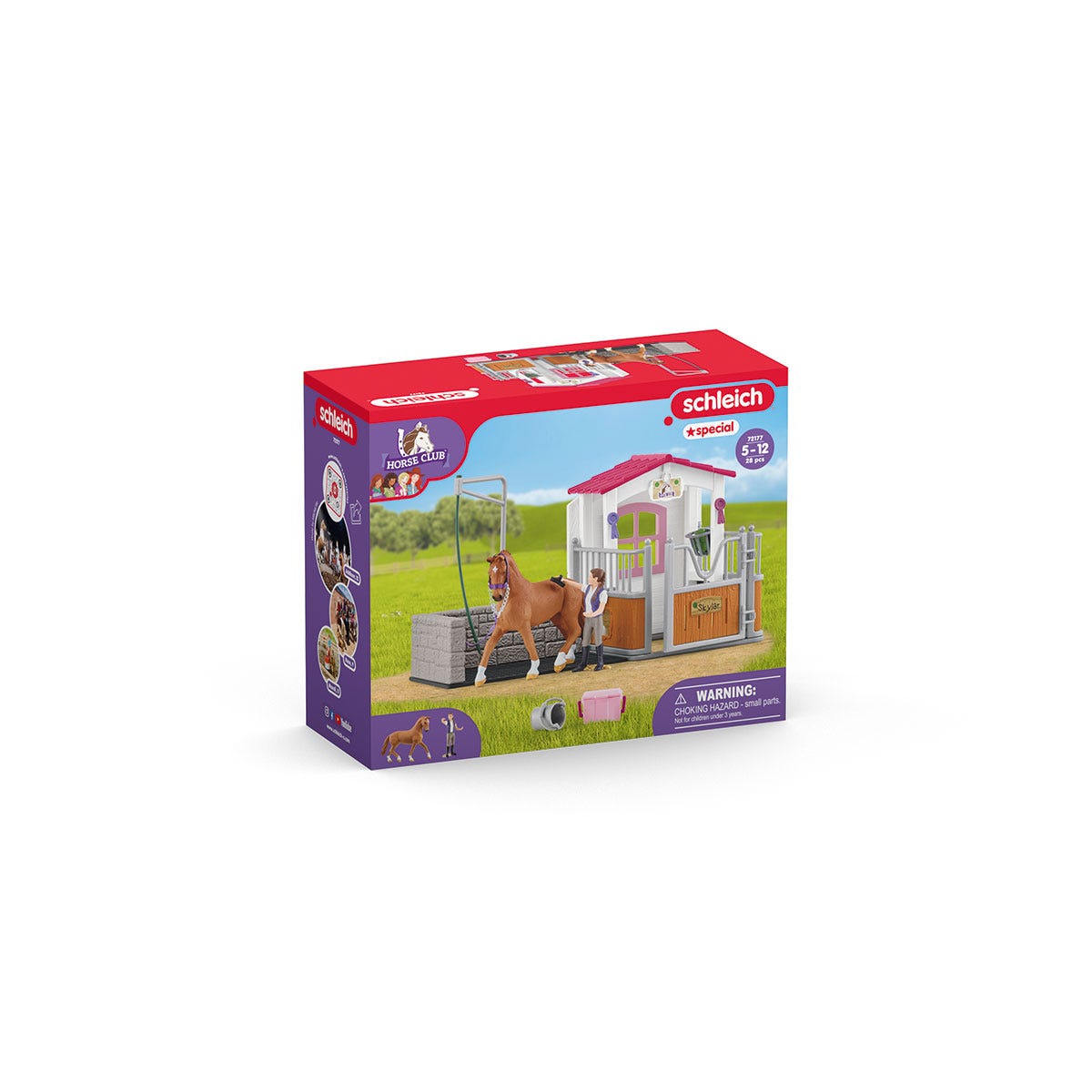 Schleich Horse Club Postazione Lavaggio Box Cavalli 72177