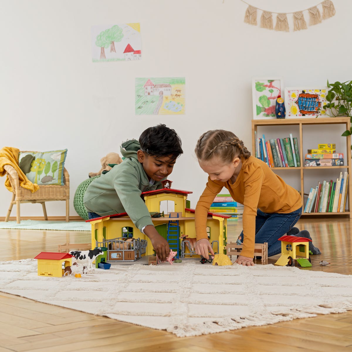 Schleich Farm World Grande Fattoria 42605 playset animali