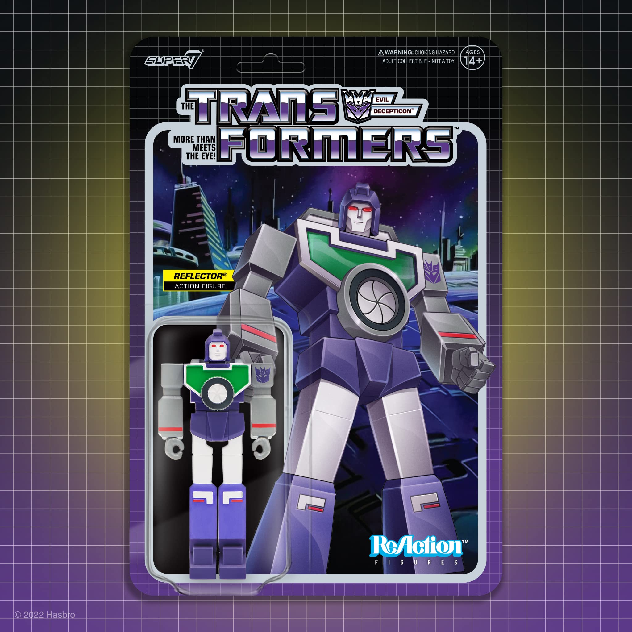 Transformers ReAction Reflector action figure 9,5 cm cartone