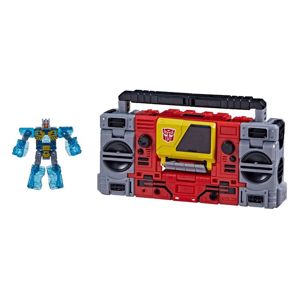 Transformers Kingdom Blaster WFC-K44 action figure 18 cm con Eject