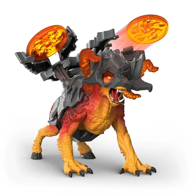 Schleich Eldrador Bestia di Lava 42814 action figure con dischi
