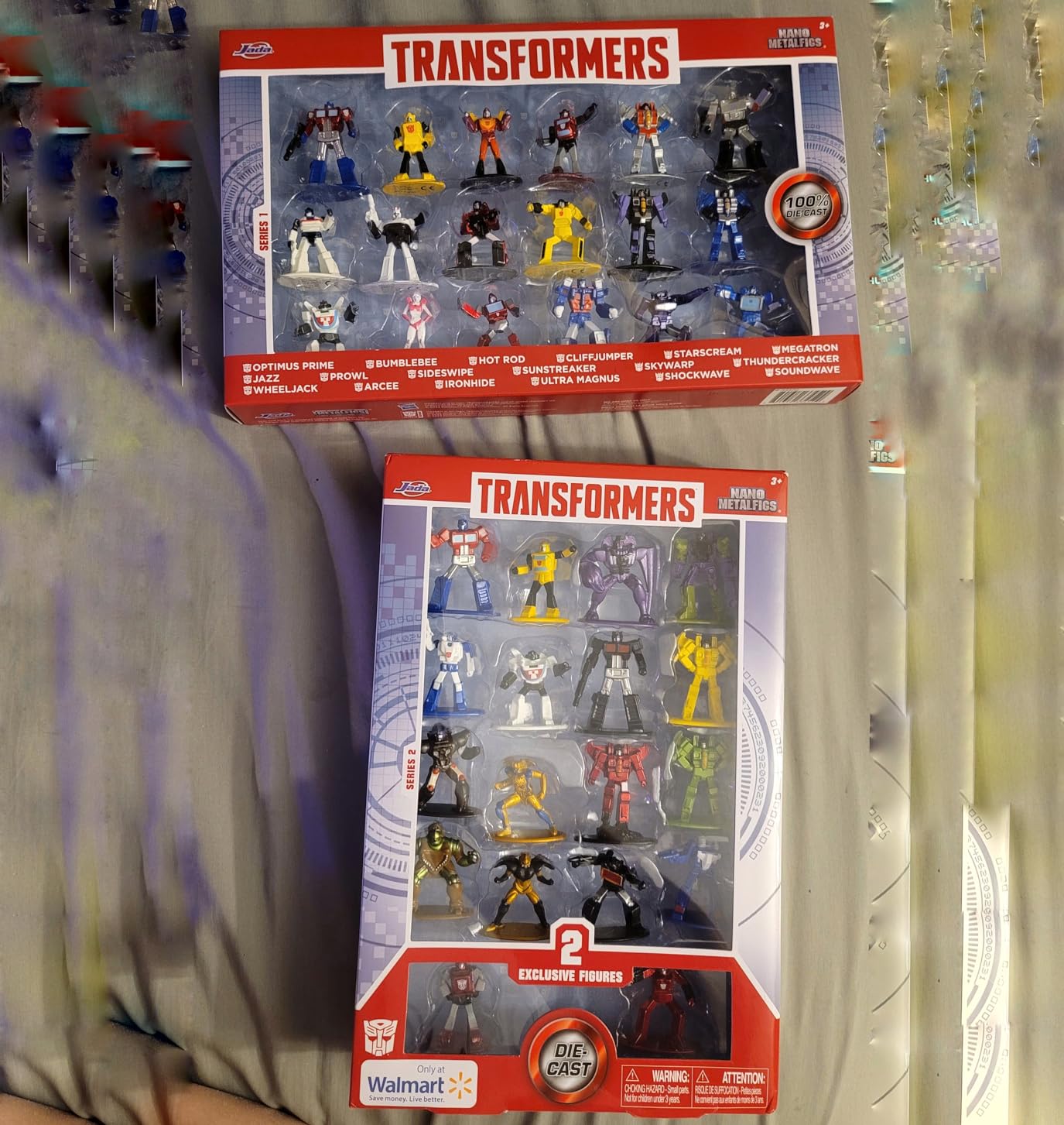 Jada Transformers Nano Metalfigs personaggi 4,2 cm confezione 18