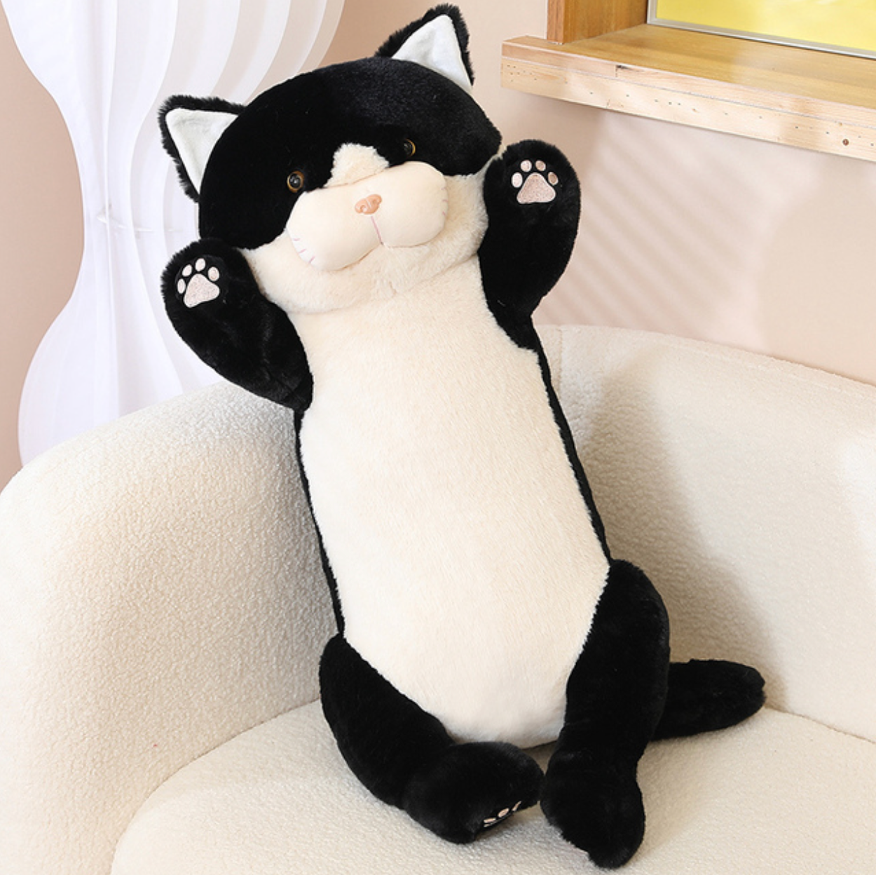 ToyalFriends Cats Gatto Lungo peluche 70cm bianco