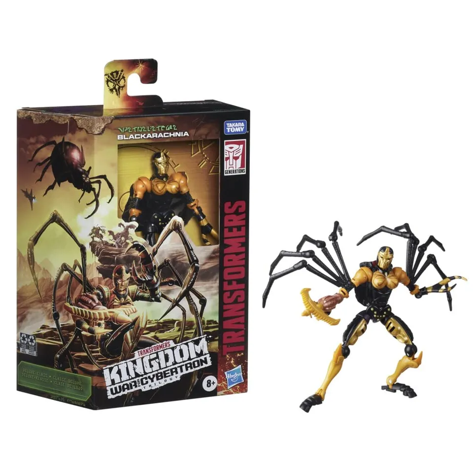 Transformers Kingdom WFC-K5 Blackarachnia action figure 14 cm ragno