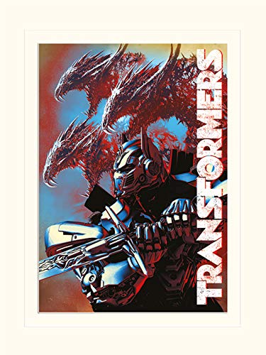 Transformers L'Ultimo Cavaliere Draghi stampa 30x40 cm da incorniciare