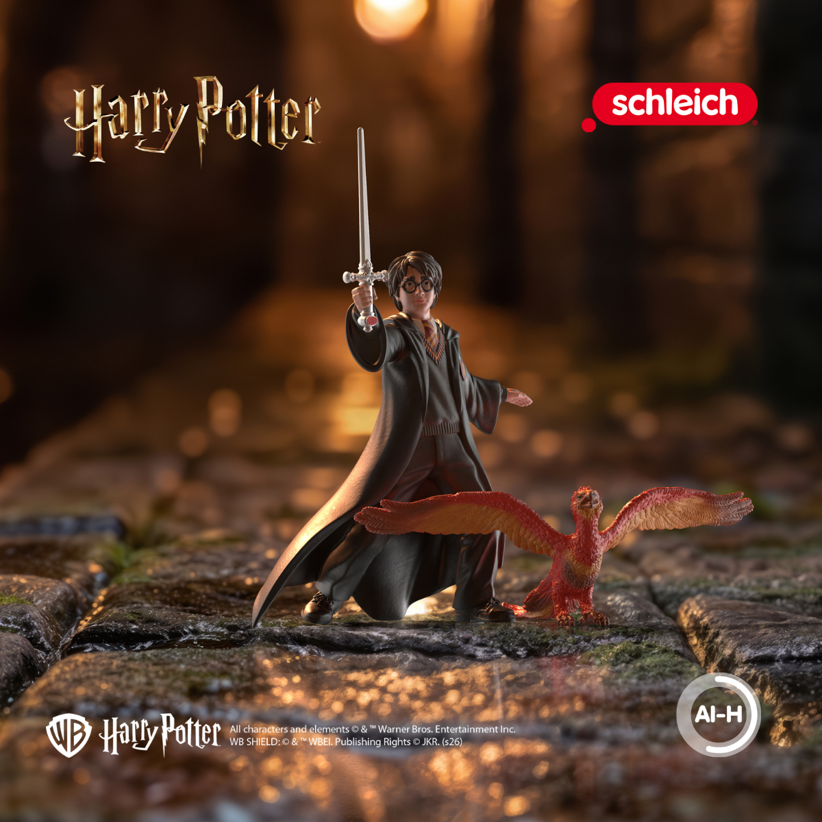 Schleich Harry Potter 14994 Action Figure Harry e Fanny Spada