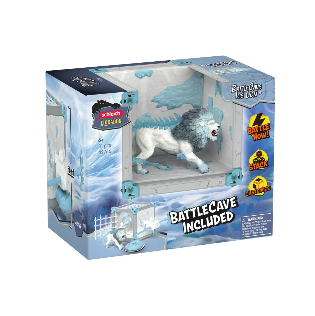 Schleich Eldrador BattleCave Leone nevi 42766 playset