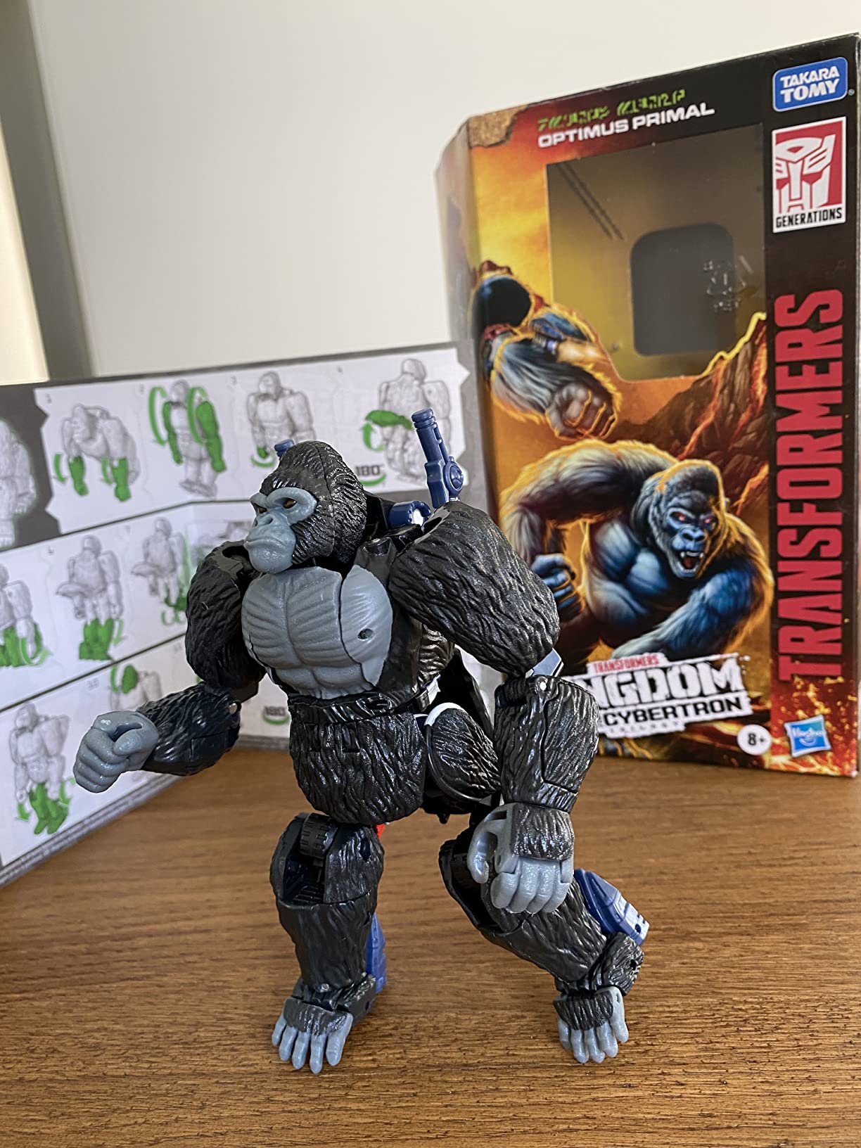 Hasbro Transformers Kingdom Optimus Primal action figure 17,5cm
