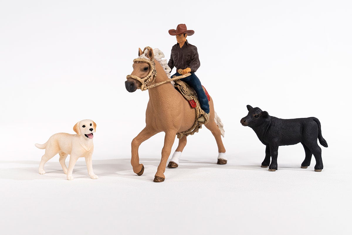 Schleich Horse Club 42578 Monta Americana action figure western
