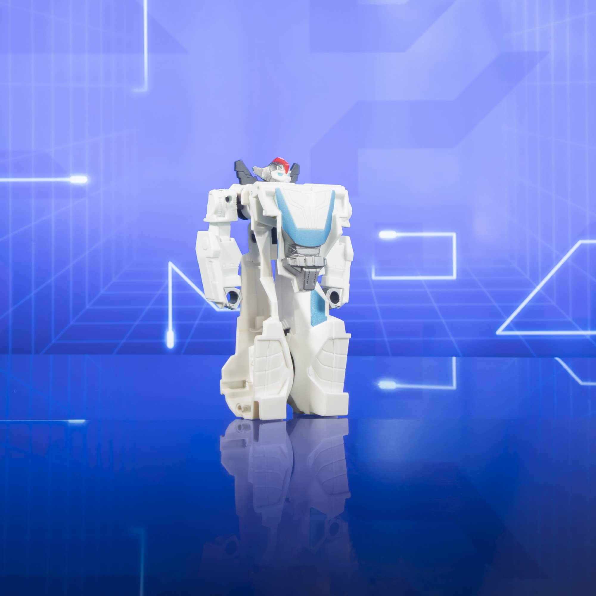 Transformers EarthSpark Wheeljack action figure 10 cm lancio