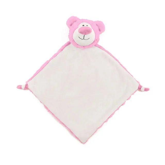 Cubbies Blankies Cubbyford Pink Bear dou dou rosa