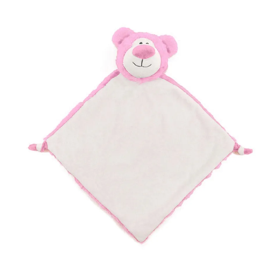 Cubbies Blankies Cubbyford Pink Bear dou dou rosa