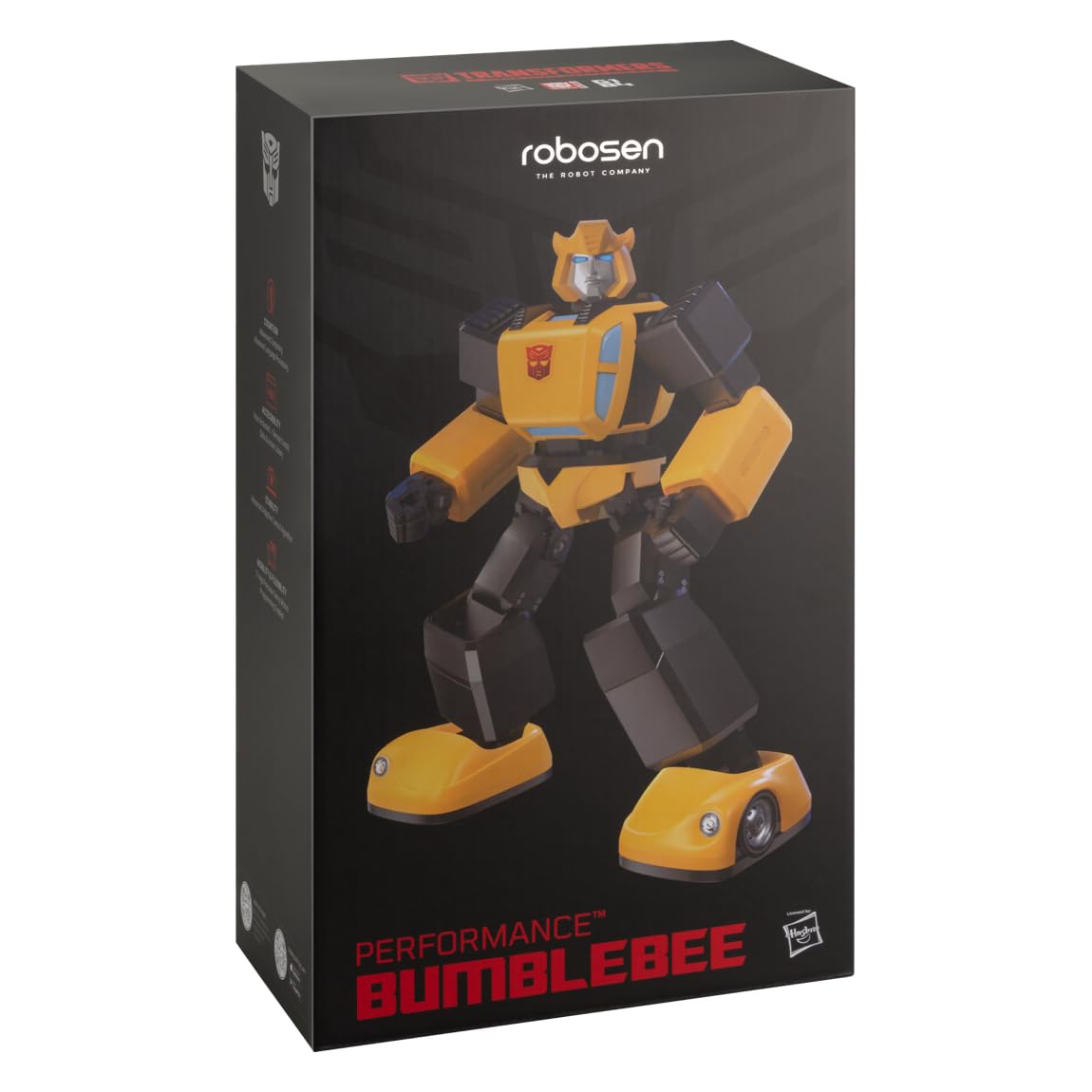 Transformers G1 Bumblebee robot interattivo giallo con luci LED