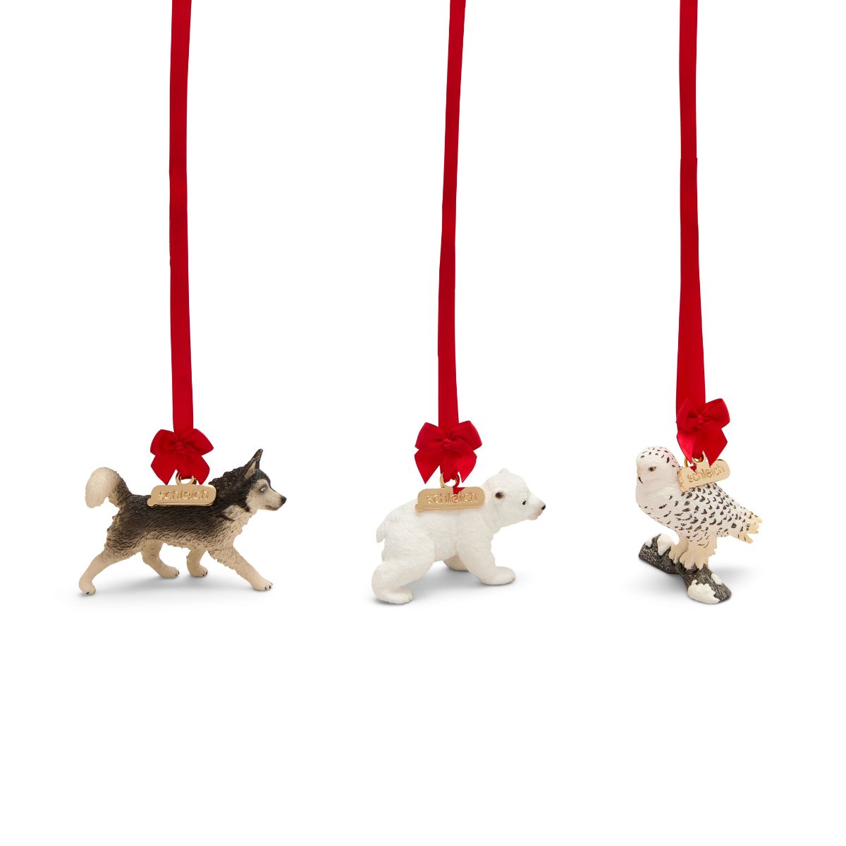 Schleich Farm World Amici Innevati ornamento natalizio