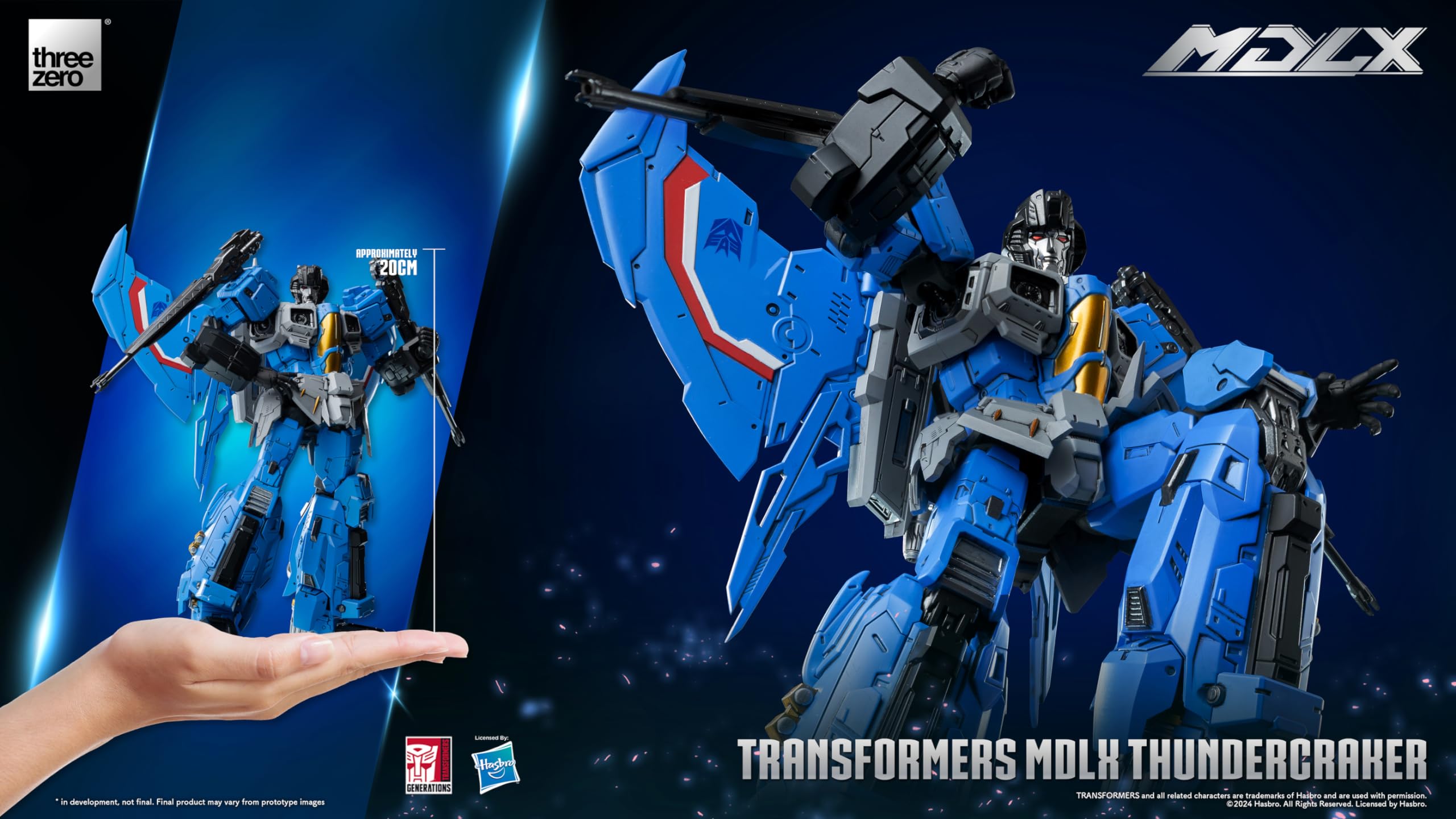 Transformers MDLX Thundercracker action figure 20 cm snodabile