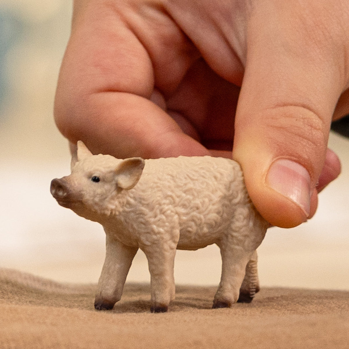 Schleich Farm World Maialino Mangalica animale fattoria